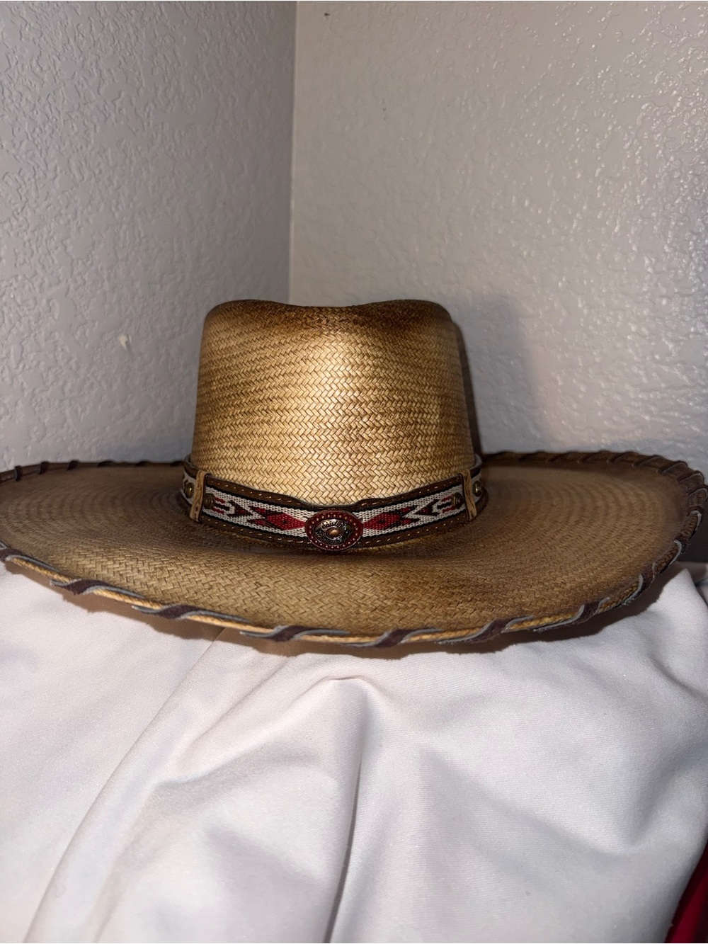 Womens Bullhide Straw Hat